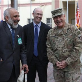 Change in command of US-NATO forces in Afghanistan