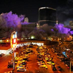 Implosion levels tower of Las Vegas’ Riviera casino