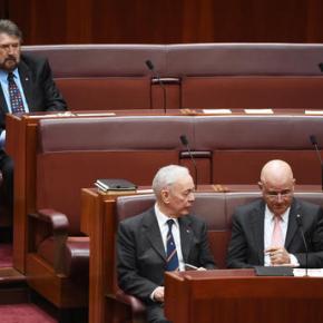 Australian senator caught napping still fan of press freedom