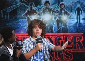 FILE - In this Aug. 31, 2016, file photo, actor Gaten Matarazzo participates in the BUILD Speaker Series to discuss the Netflix series, "Stranger Things", at AOL Studios in New York. Netflix announced in a Super Bowl ad on Feb. 5, 2017, that the show will return for a second season on Oct. 31, 2017. (Photo by Evan Agostini/Invision/AP, File)
