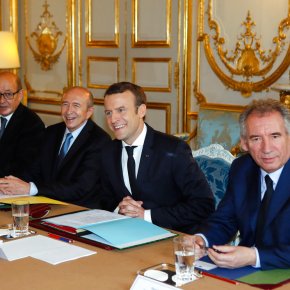 French President Macron talks to Putin, faces media uproar AP-EU-France-President