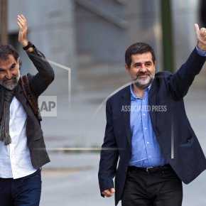 Court jails 2 Catalan independence leaders in sedition probe